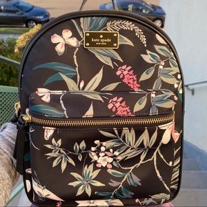 Kate Spade botanical print backpack